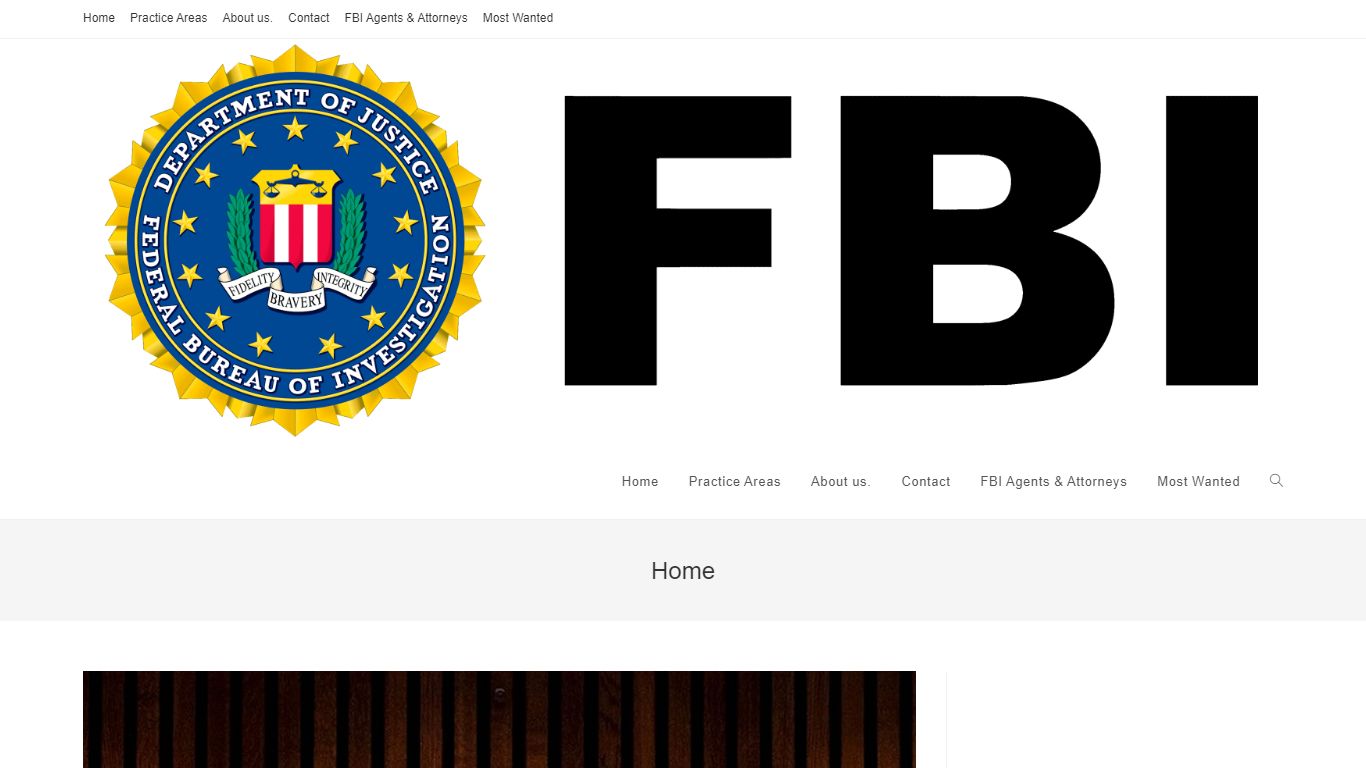 FBI OFFICIAL DEPARTMENT – Law enforcement agency